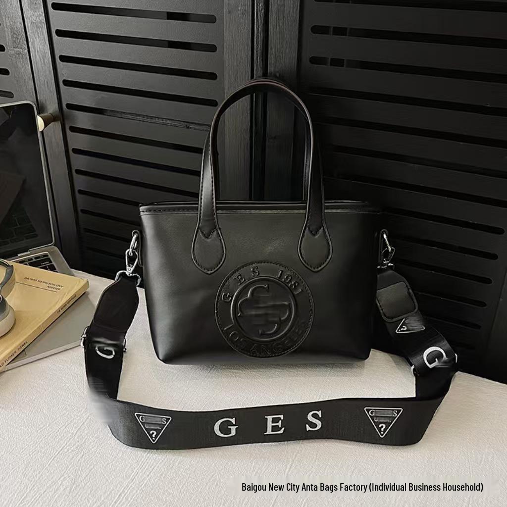 Retro Women's Trendy Letter Handbag: Versatile European & American Crossbody and Tote Style