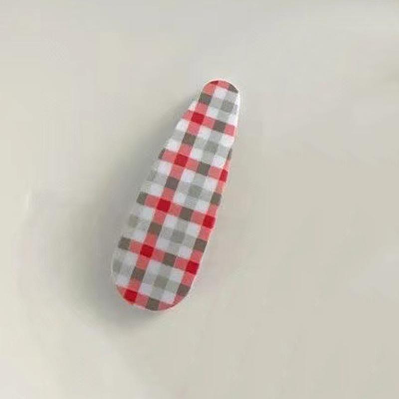 

Корейская ретро красная клетка горошек вишня заколка для волос женщины милая заколка-клип для челки аксессуары для волос