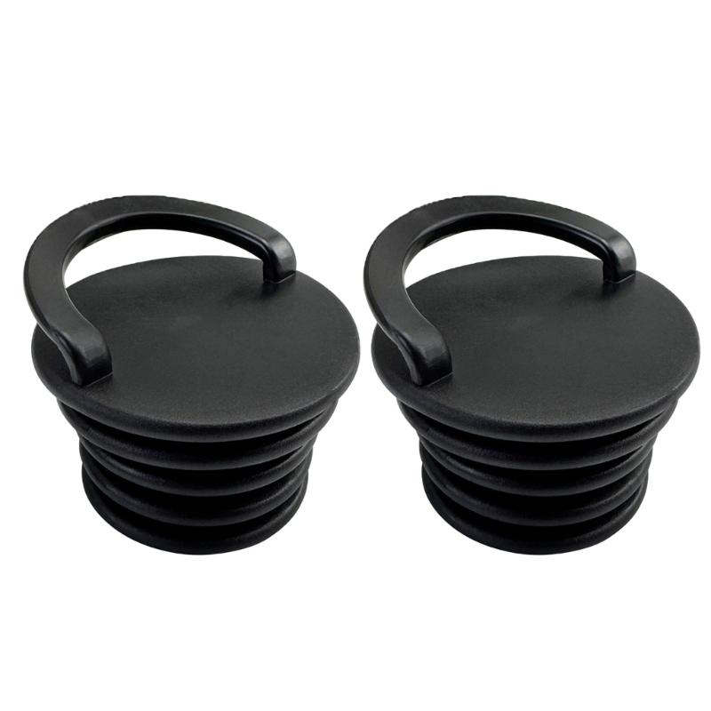 2/4Pcs PVC Scupper Plug Replacement Drain Holes Stopper with Handle Kayak Drain Plug Water Stopper Marine Accessories