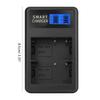 Convenient and Portable BP511 LCD Double Slot Charger Camera Battery Charger for 10D,20D,30D,40D,50D,D60,MV630i Battery