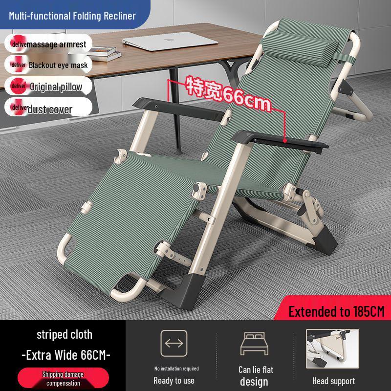 Reclining Foldable Lounge Chair for Napping, Office, or Home Use