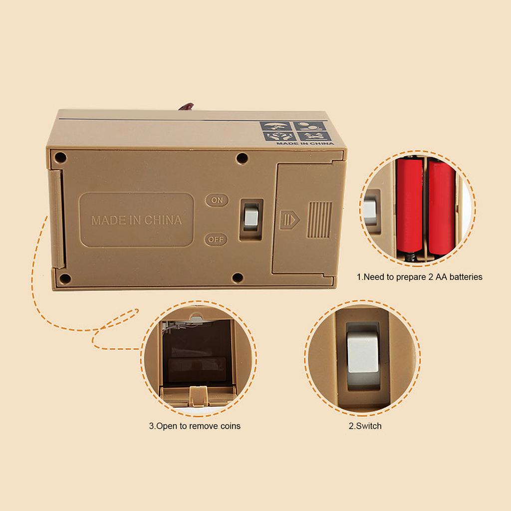 Saving Pot Electronic Money Box Robotic Dog Bank Automatic Bank for Children