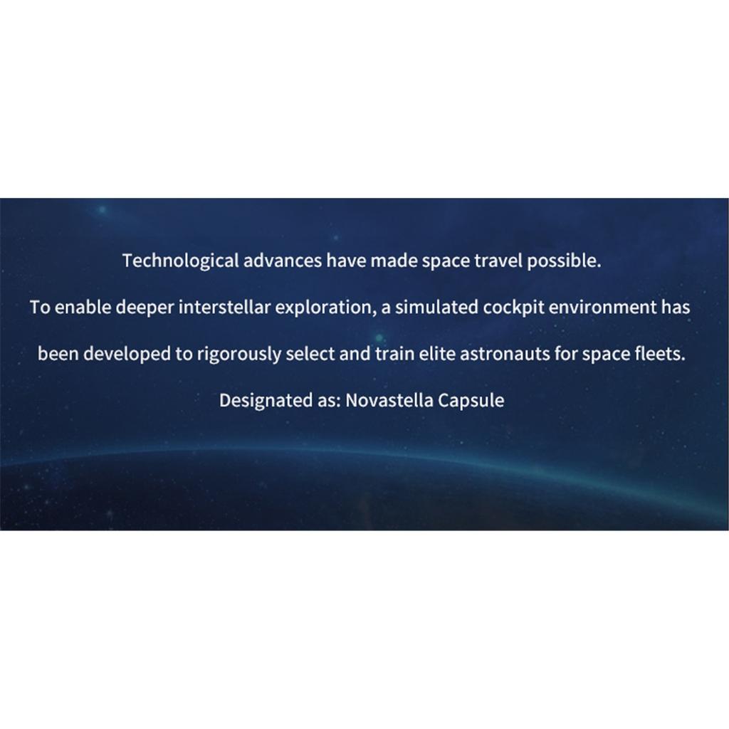 Space Capsule Universe Adventure Building Brick Astronaut Helmet Figures Block Construction Model Educational Toy With Light