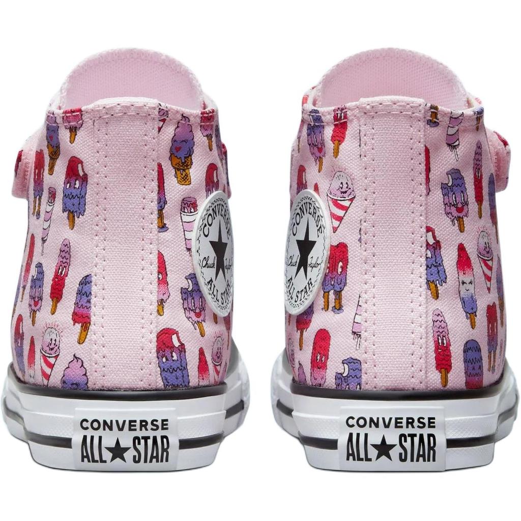 Converse Chuck Taylor All Star Easy-On Frozen Treats Comfortable Versatile Anti-Kick Shock-Absorbing High-Top Kids Canvas Shoes Kids Sneakers A02153C