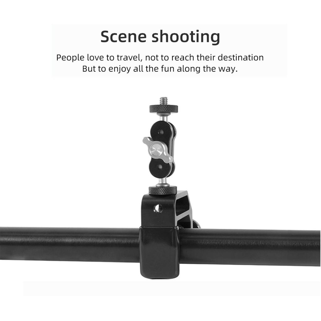 Aluminum Alloy Portable Adjustment Bracket 1/4 Magic Arm Tripod Cell-Phone Photography Fill Light External Strange Hand