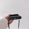 Rautenförmiger Bären-Kartenhalter mit Diamanten und Lanyard für Apple 17 Pro Max und 16 Münzbörsen Schutzhüllen