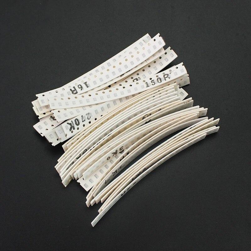 146 Valori*20buc=2920BUC 0805 1206 Kit asortiment de rezistențe noi 1R~1M ohm Kit de probă, pachet asortat de rezistențe SMD 5%