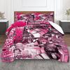 Classic Attack on Titan Manga Cover Multicolor Bedding Set, Chic Duvet Cover Set for Modern Bedroom, Fluffy Duvet Cover for Cozy Nights