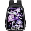 Kpop Demon Hunters Childrens Backpack With Breathable Oxford Fabric For School Use