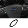Steel Carbon Fiber Steering Wheel Ring Sticker Cover Trim For Ford Focus 12-2018
