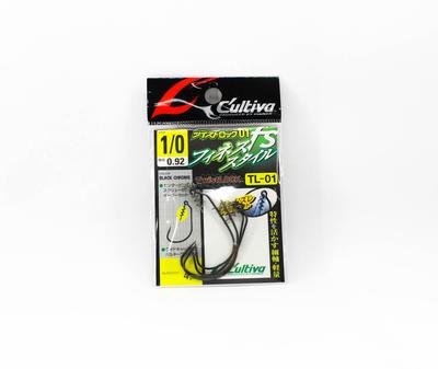 Owner TL-01 Twist Lock Finesse Worm Hook Size 1/0 (0318)