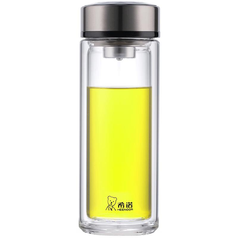 Cino XN-7072 Double-Layer Glass Tea Infuser Bottle