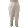 Women Pants Slim-Fit Straight Leg Nine-Point Length High Waist Tapered Dress Trousers with Pockets Business Casual Trousers