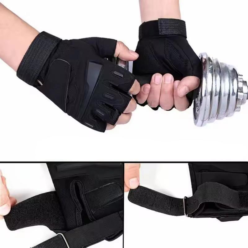 Outdoor Sport Taktische Handschuhe Herren Mesh Atmungsaktiv Anti-Rutsch Sommer Radfahren Trainingshandschuh Gewichtheben Hantel Fitnesshandschuhe