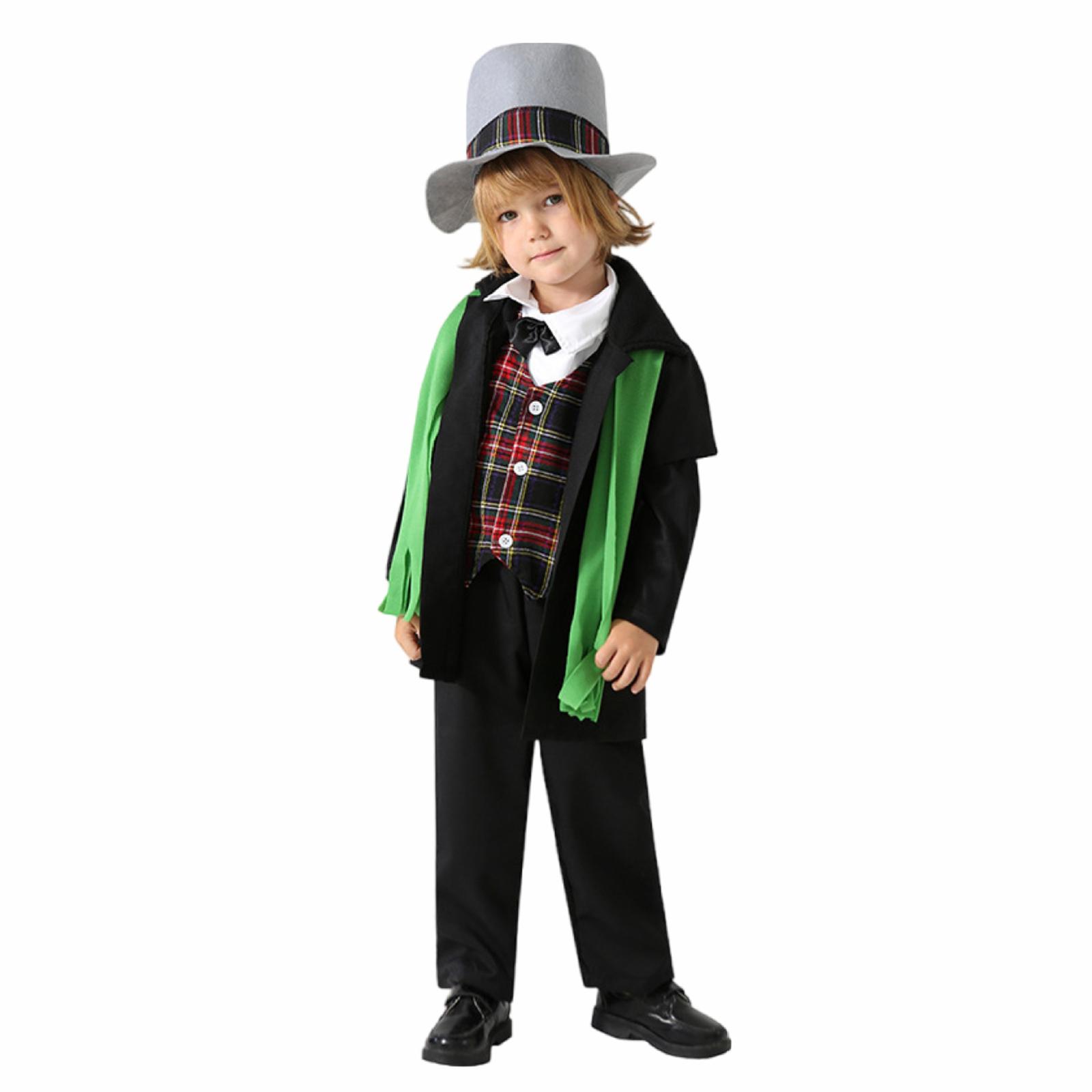 St. Patrick s Day Children s Set Festival Party Stage Performance Costume L зелёный