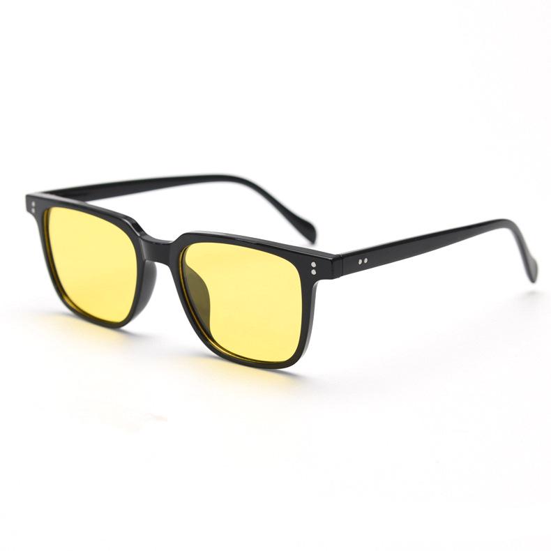Korean Style Retro Sunglasses for Women  Men: Trendy, Slimming, No-Makeup Look