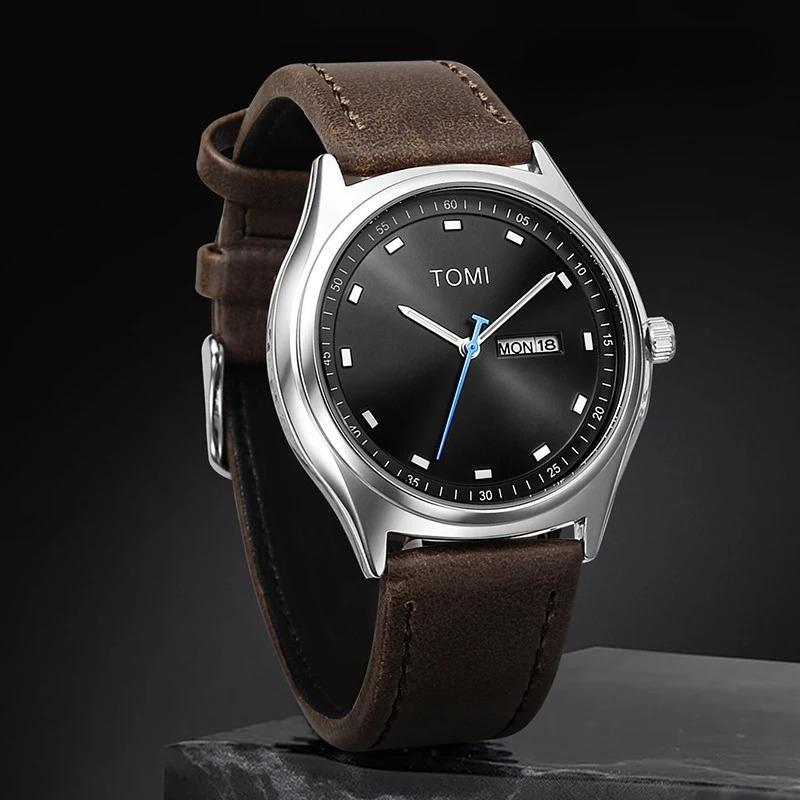 Minimalist Men's Watch Business Casual Men's And Women's Quartz Watch Fashionable And Versatile Calendar Quartz Watch