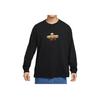 Nike SB American Vintage Soft Comfortable Loose Fit Drop Shoulder Casual Long Sleeve T-Shirt Men Tops Black HJ0807-010