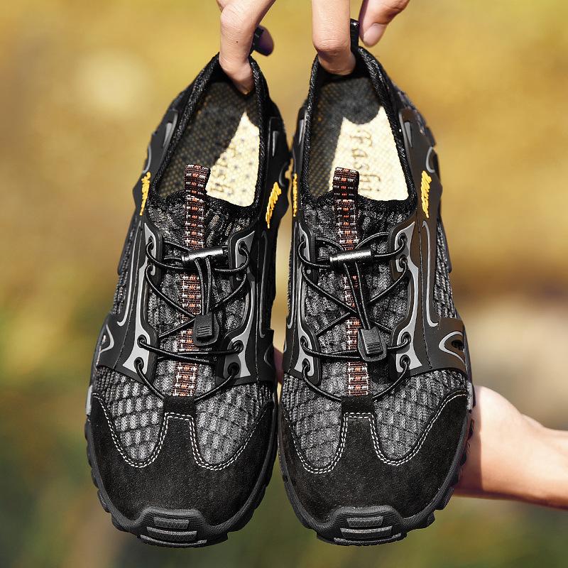 Sommer Mesh Schuhe Herren Übergröße atmungsaktive Mesh Wanderschuhe Outdoor Wanderschuhe Freizeitschuhe Herren