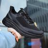 Men's Low-Top Lace-Up Casual Sports Shoes with Non-Slip Rubber Sole - Autumn/Winter Korean Style, Two-Tone Design