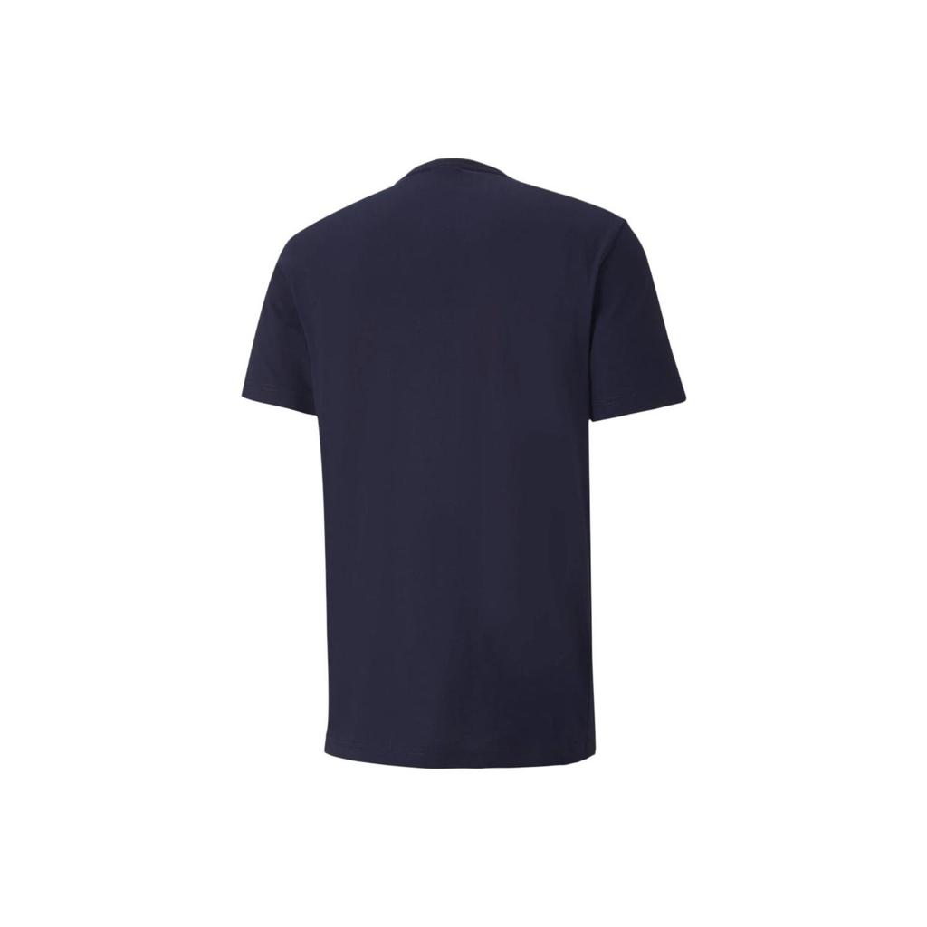 Puma Logo Solid Color Round Neck Short Sleeve T-Shirt Men Tops 656578-06
