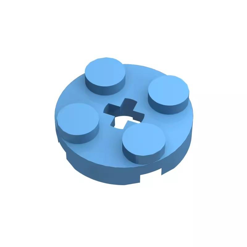 100pcs DIY Building Blocks Size Compatible With 4032 Brick Plastic 2x2 Round Toys for Children