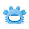 Cartoon Crab Baby Teether Toy Silicone Baby Pacifier New Infant Grinding Gum  for Newborn Infant