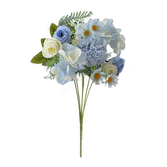 

Имитация цветов розы Искусственные розы Маргаритки Букет Искусственные цветы Пучок C