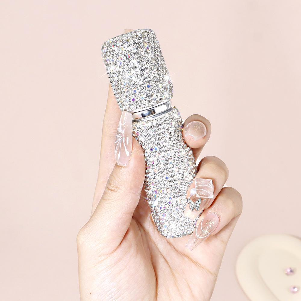 Diamond Silver White Mini 10ml Perfume Spray Bottle