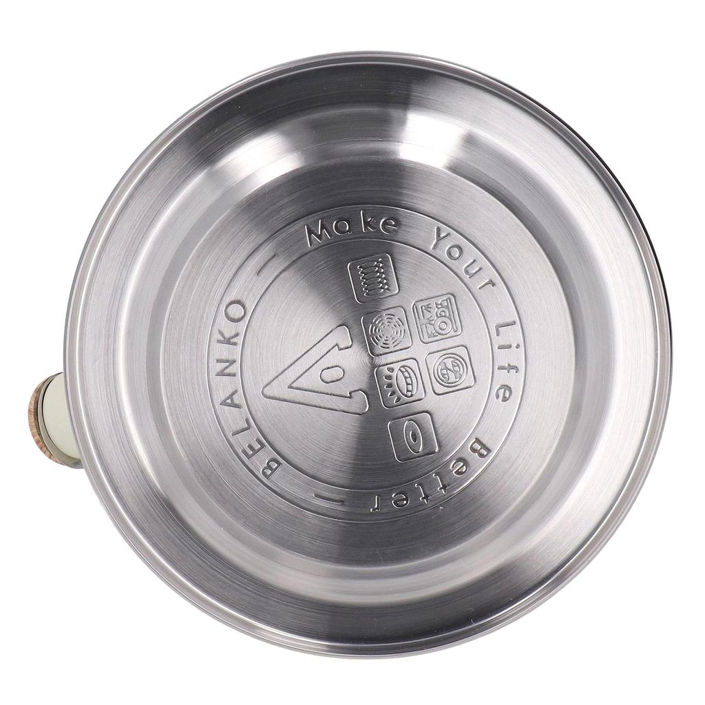 Whistling Kettle Stainless Steel Tea Kettle 2.5L Whistling Tea Pot Ergonomic Handle Teapot Beige