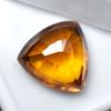 Natural Orange Sapphire Loose Gemstone 8.25 Ct Trillion Cut September Birthstone for Gem Collections