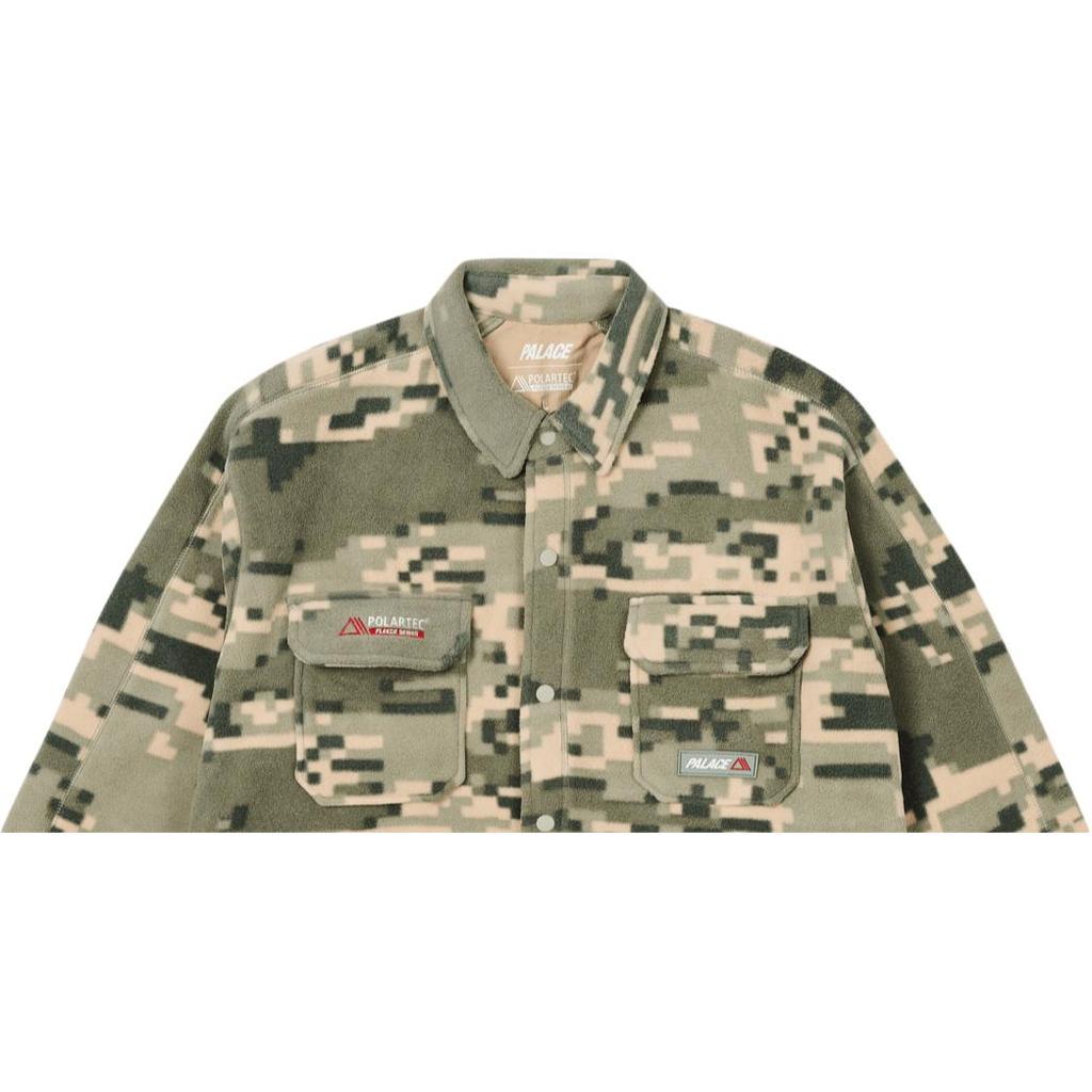 Palace Polartec Overshirt Tiger Digi Camo Unisex Tops Multi-Color P27SHT040