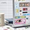PaperMore Time Diary Adhesive Sticker Pack – Journal Decoration Collection, 4 Styles