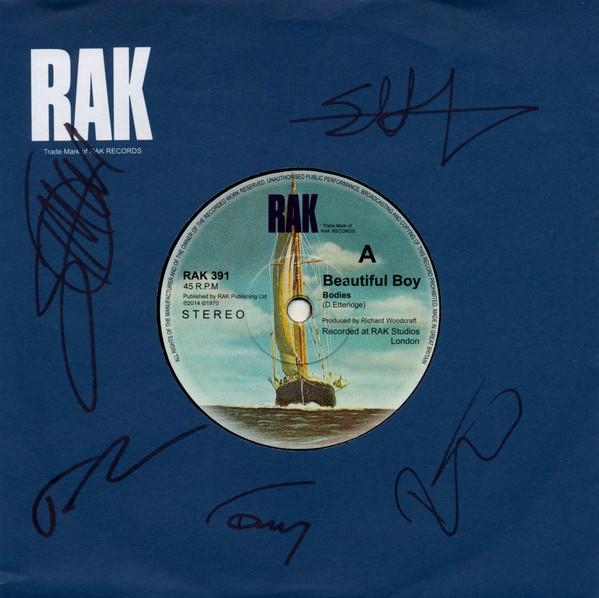 

7-дюймовая пластинка BEAUTIFUL BOY Bodies RAK391 RAK 2014 UK Rock Б/у