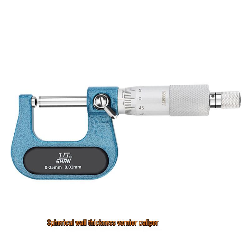 Guilin Guiliang 0-25mm Ball/Drum Head Tube Thickness Micrometer