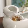 Automatic Circulating Water Ceramic Fish Tank & Cat Feeder