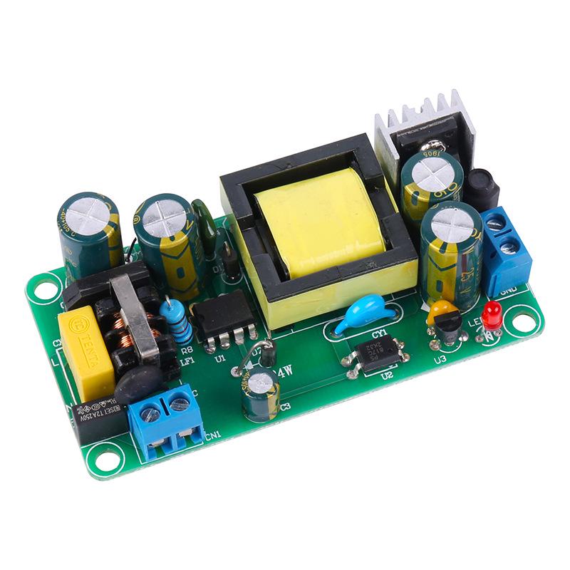 12V/2A DC Regulated Power Supply Module, 24W Isolated AC/DC Converter, Provides 5V/4A, 24V/1A Outputs