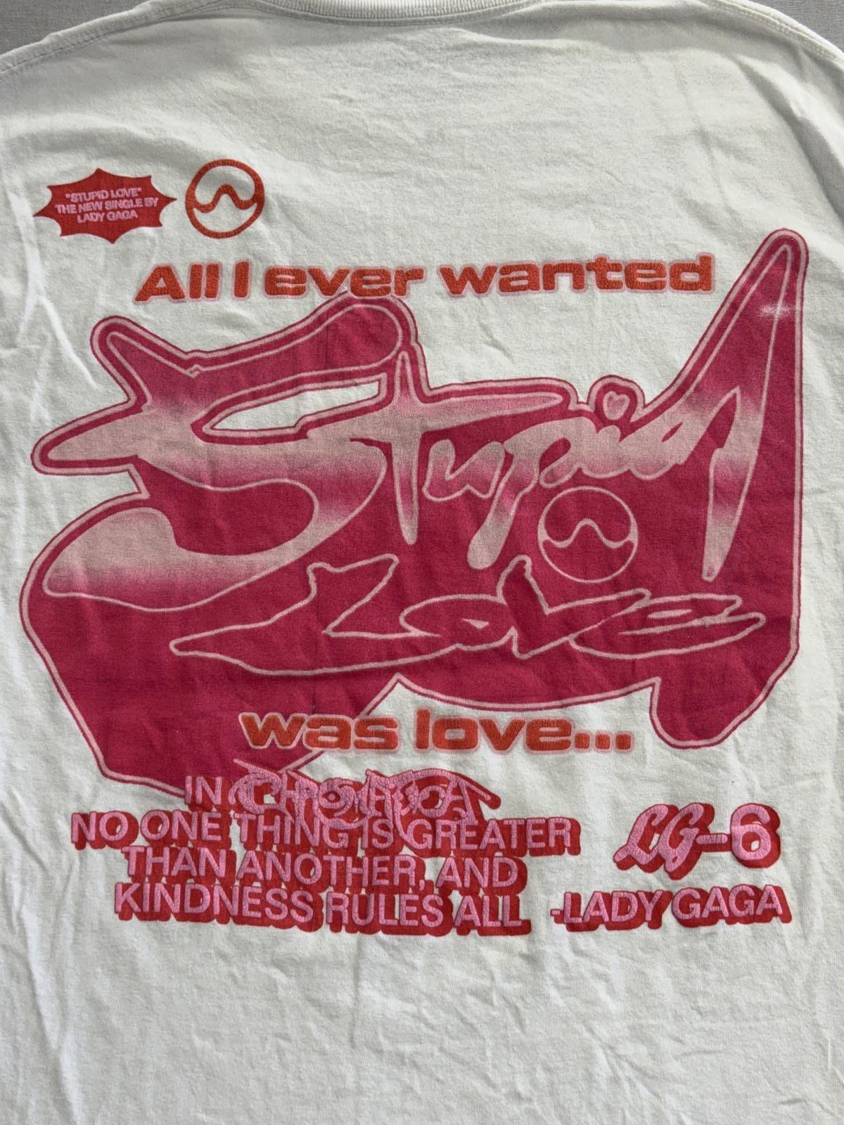 Lady Gaga Stupid Love Song T-shirt Promo Chromatica Album -M S