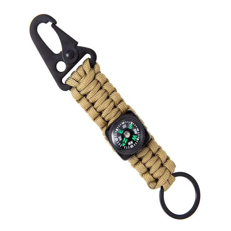 Multi-functional Paracord Survival Keychain