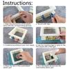 Adjustable Mold Housing Silicone Mold Making Kit for Make Own Silicone Molds Silicone Mold Maker for DIY Molds Making
