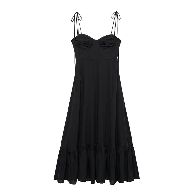 Women's New Fashion Laminated Poplin Dress