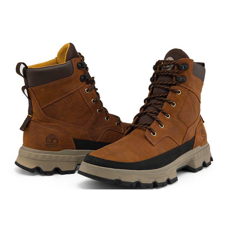 Timberland Skill Exploration Color Block Short Waterproof Outdoor Boots Men Boots Rust A285AW