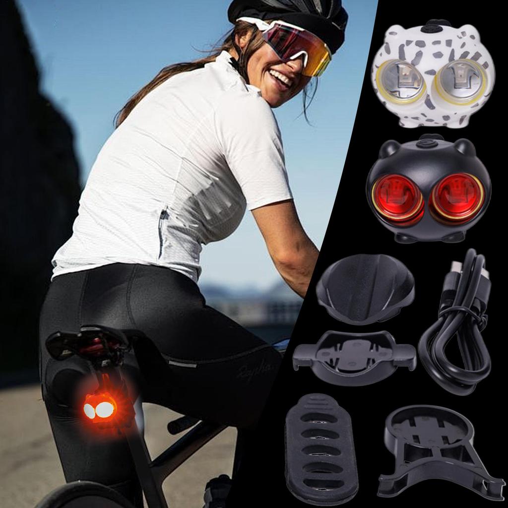 Bike Rear Light Compact Cycling Rearlight Bright Bike Taillight With 5 Modes For Night Travel Camping Commuting Road Dirt