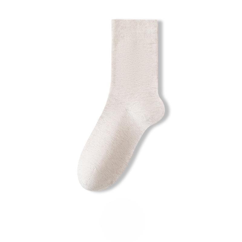 Female Spring and Autumn Cotton Anti Bacterial Breathable In The Cylinder Pile Socks