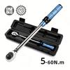 5-60N.m Torque Wrench 3/8 Inch Square Drive Torques Key ±3% High Precision Torque Wrench Professional Bicycle Automotive Tool