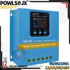 POWLSOJX MPPT Solar Charger 60A/80A/100A Selectable, Dual USB & 3-Stage Protection for Street Light/Home Power Systems