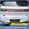 For Leapmotor B10 C10 C11 C16 Blackened Car Emblem Letter Sticker Black Warrior Exterior Modification Accessories