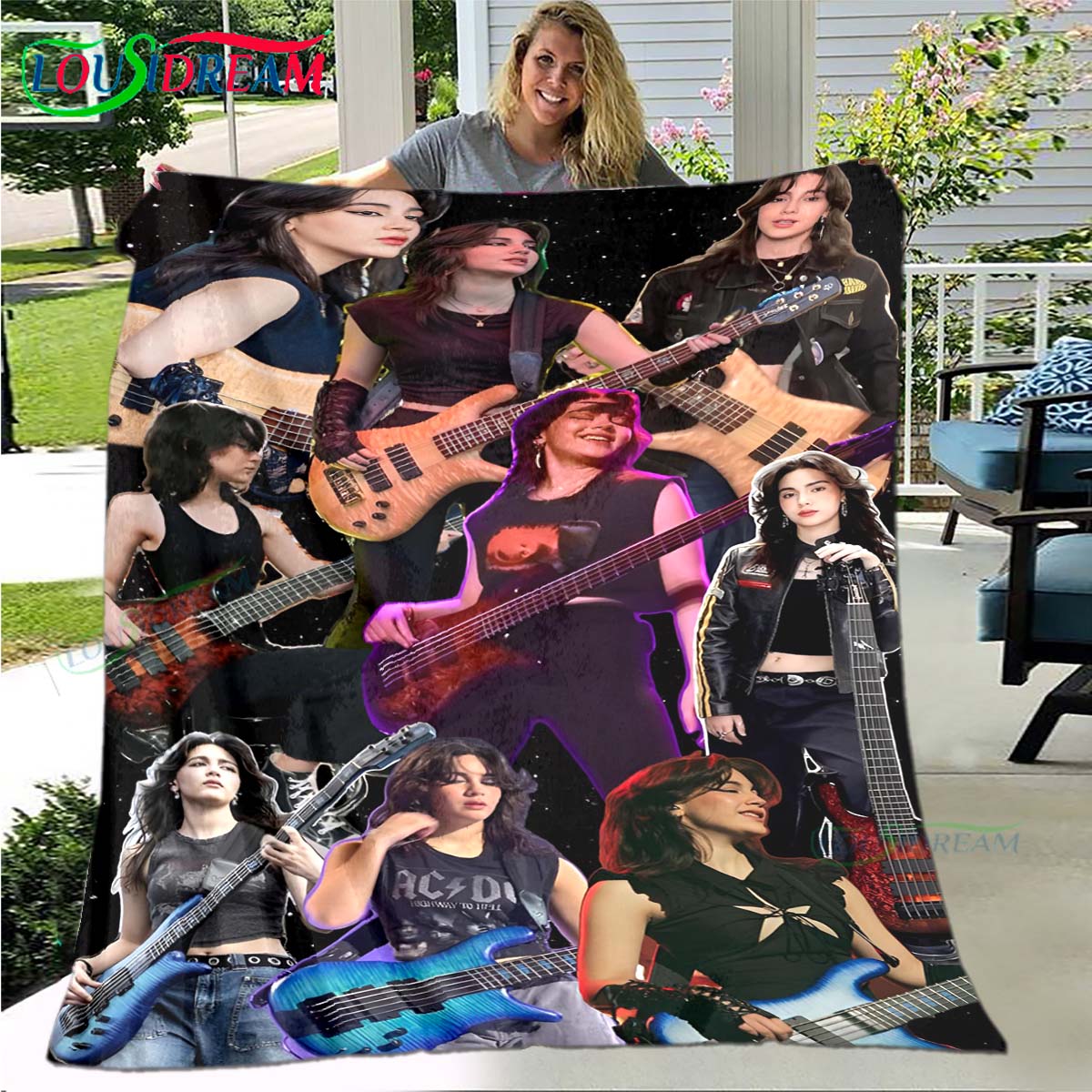 Pop Mexican Rock Band The W-Warning Four Seasons Blanket Sofa Cover Travel Bed Plush Blanket Travel Office Break Blanket Gift 75x90cm