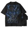 T-shirt Bloodborne Washed 2026 Nowy Model ubrania z osobowością koszulka Odzież na cały rok Washed Vintage Luźny miękki wysoka jakość