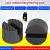 Bloco de Elevação Universal de Borracha Para Vários Modelos de Macacos Garante Segurança e Evita Arranhões na Carroceria Durante a Elevação Pacote com 2
